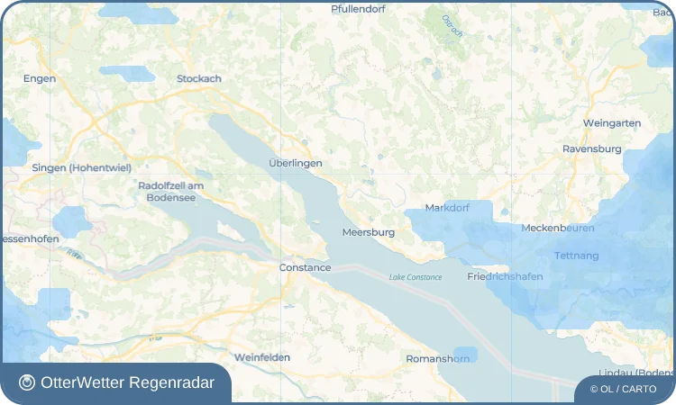 Wetter-Widget-Vorschau mit Vorhersagedaten für Unteruhldingen