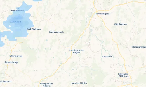 Regenradar Vorschaubild - Aktuelle Niederschläge in Unterzeil und Umgebung