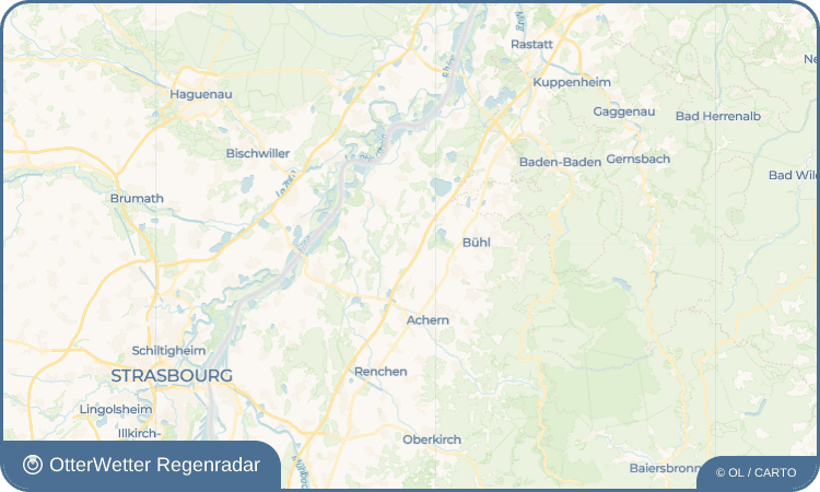 OtterWetter Regenradar-Widget Unzhurst