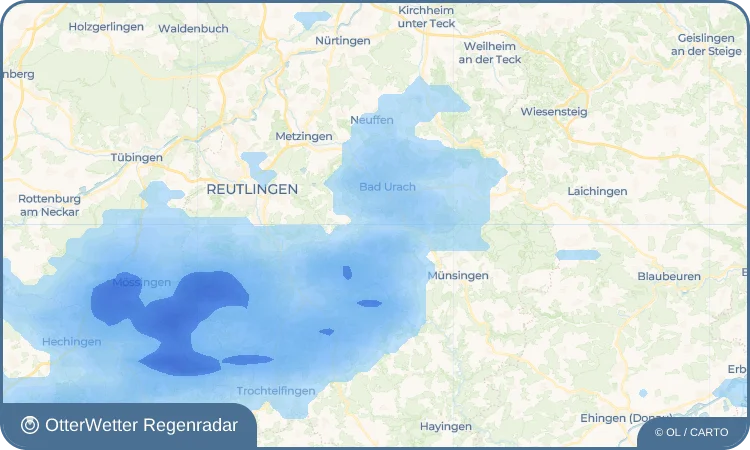 Widget-Vorschau für Upfingen Wetter-Widget-Vorschau mit Vorhersagedaten für Upfingen