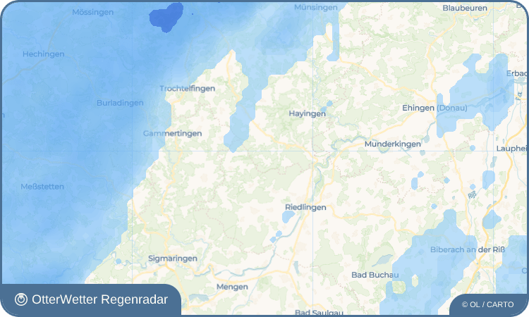 OtterWetter Regenradar-Widget Upflamör