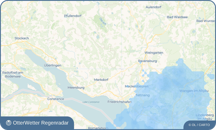 OtterWetter Regenradar-Widget Urnau