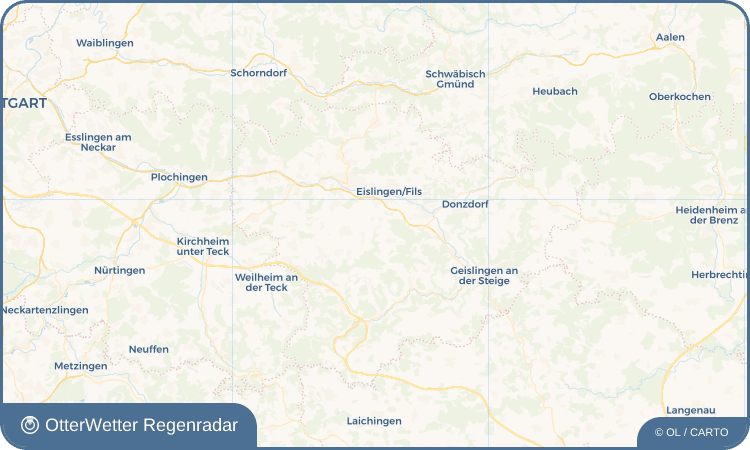 OtterWetter Regenradar-Widget Ursenwang