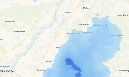 Regenradar Vorschaubild - Aktuelle Niederschläge in Varnhalt und Umgebung