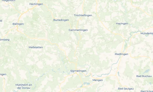 Regenradar Vorschaubild - Aktuelle Niederschläge in Veringenstadt und Umgebung