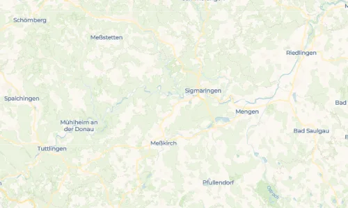 Regenradar Vorschaubild - Aktuelle Niederschläge in Vilsingen und Umgebung
