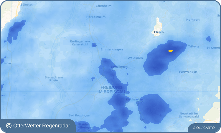 OtterWetter Regenradar-Widget Vörstetten