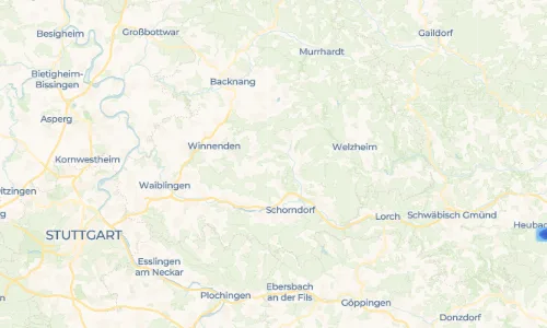 Regenradar Vorderweißbuch: aktuelle Niederschläge in Vorderweißbuch und Umgebung, Stand 20. Oktober 2026 um 17:20 Uhr