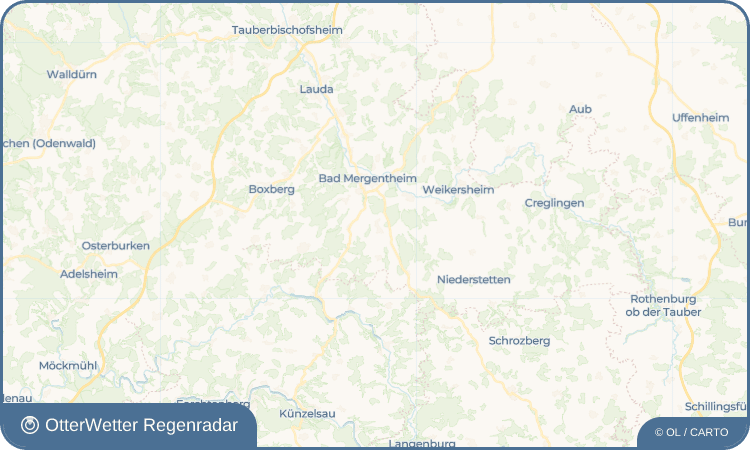 OtterWetter Regenradar-Widget Wachbach