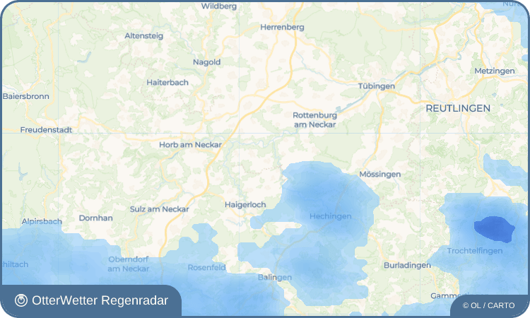 OtterWetter Regenradar-Widget Wachendorf
