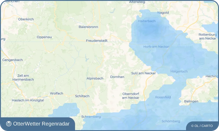 Wetter-Widget-Vorschau mit Vorhersagedaten für Wälde