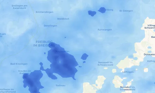 Regenradar Vorschaubild - Aktuelle Niederschläge in Wagensteig und Umgebung
