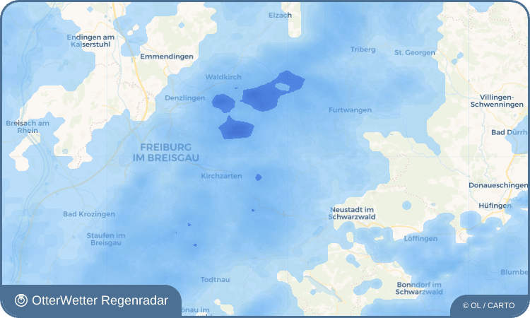 OtterWetter Regenradar-Widget Wagensteig
