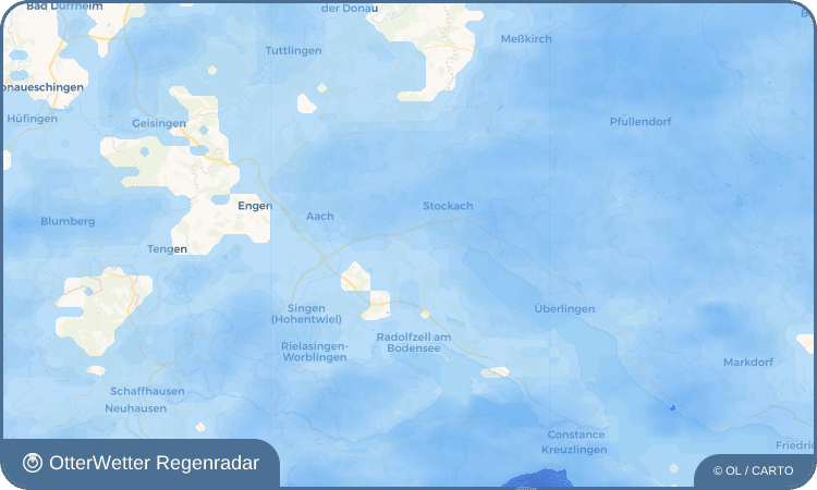 OtterWetter Regenradar-Widget Wahlwies