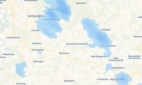 Regenradar Vorschaubild - Aktuelle Niederschläge in Waibstadt und Umgebung