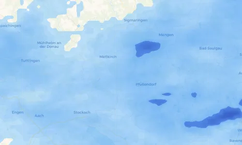 Regenradar Vorschaubild - Aktuelle Niederschläge in Walbertsweiler und Umgebung