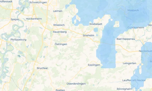 Regenradar Vorschaubild - Aktuelle Niederschläge in Waldangelloch und Umgebung
