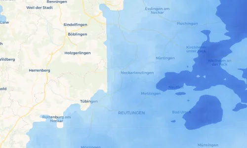 Regenradar Vorschaubild - Aktuelle Niederschläge in Walddorf und Umgebung