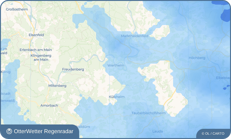 OtterWetter Regenradar-Widget Waldenhausen