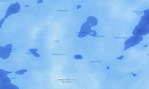Regenradar Vorschaubild - Aktuelle Niederschläge in Waldhausen und Umgebung