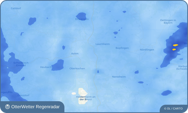 OtterWetter Regenradar-Widget Waldhausen