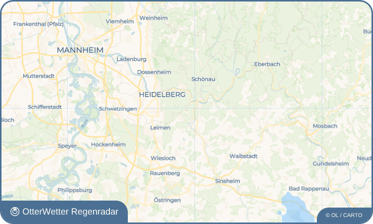 OtterWetter Regenradar-Widget Waldhilsbach