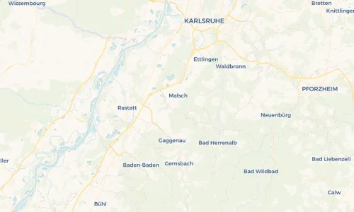 Regenradar Vorschaubild - Aktuelle Niederschläge in Waldprechtsweier und Umgebung