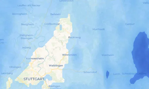 Regenradar Vorschaubild - Aktuelle Niederschläge in Waldrems und Umgebung