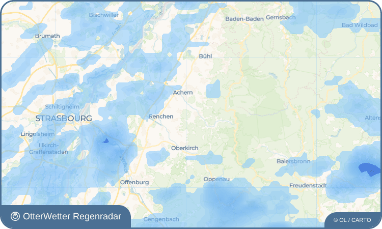 OtterWetter Regenradar-Widget Waldulm