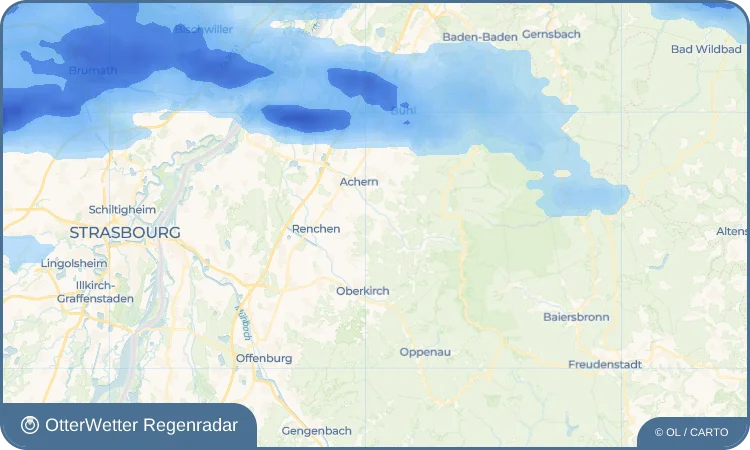 Widget-Vorschau für Waldulm Wetter-Widget-Vorschau mit Vorhersagedaten für Waldulm