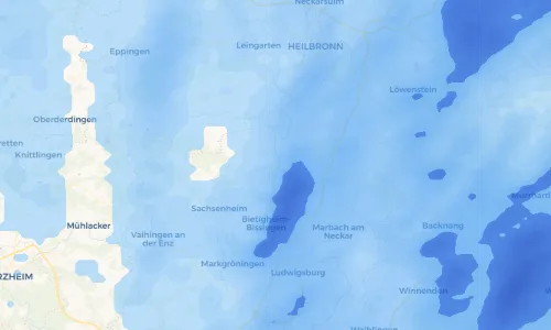 Regenradar Vorschaubild - Aktuelle Niederschläge in Walheim und Umgebung