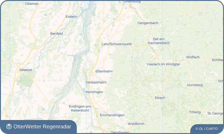 OtterWetter Regenradar-Widget Wallburg