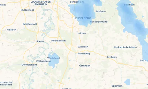 Regenradar Vorschaubild - Aktuelle Niederschläge in Walldorf und Umgebung