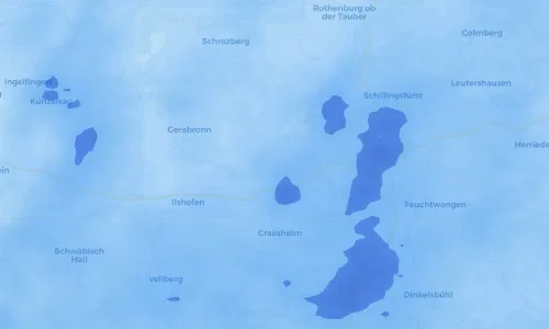 Regenradar Vorschaubild - Aktuelle Niederschläge in Wallhausen und Umgebung