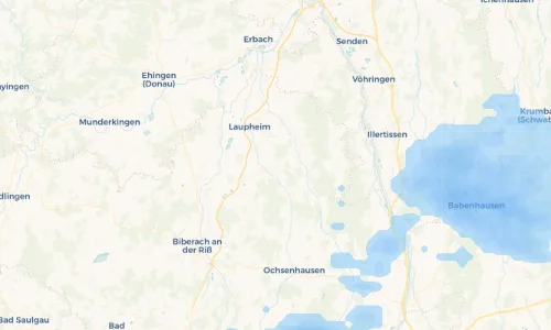 Regenradar Vorschaubild - Aktuelle Niederschläge in Walpertshofen und Umgebung