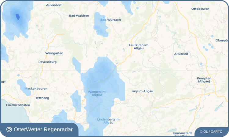 Wetter-Widget-Vorschau mit Vorhersagedaten für Waltershofen