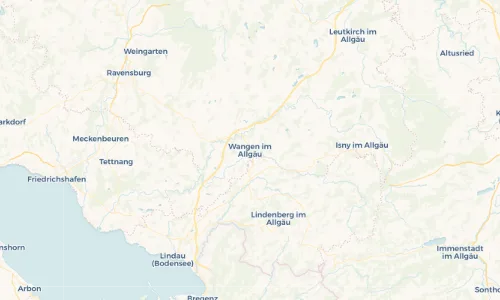 Regenradar Vorschaubild - Aktuelle Niederschläge in Wangen im Allgäu und Umgebung