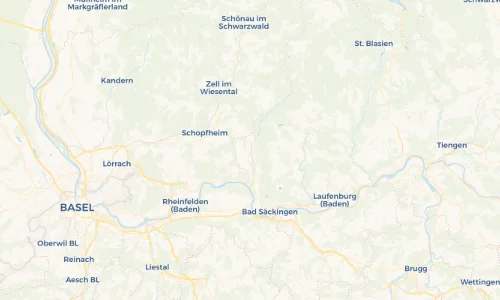 Regenradar Vorschaubild - Aktuelle Niederschläge in Wehr und Umgebung