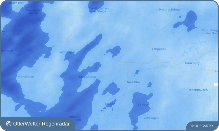 OtterWetter Regenradar-Widget Weidach