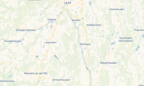 Regenradar Vorschaubild - Aktuelle Niederschläge in Weihungszell und Umgebung