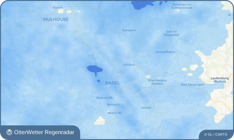 OtterWetter Regenradar-Widget Weil am Rhein