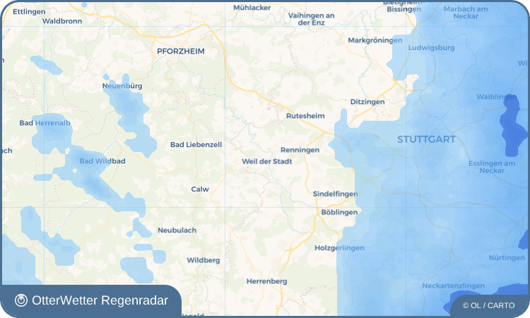 Widget-Vorschau für Weil der Stadt Wetter-Widget-Vorschau mit Vorhersagedaten für Weil der Stadt