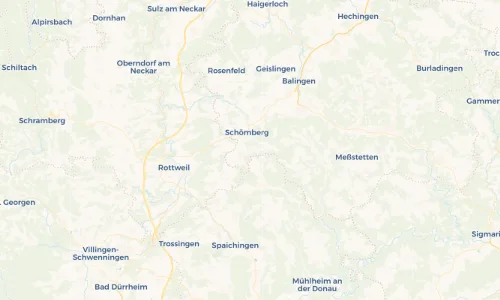 Regenradar Vorschaubild - Aktuelle Niederschläge in Weilen unter den Rinnen und Umgebung