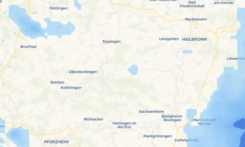 Regenradar Vorschaubild - Aktuelle Niederschläge in Weiler an der Zaber und Umgebung