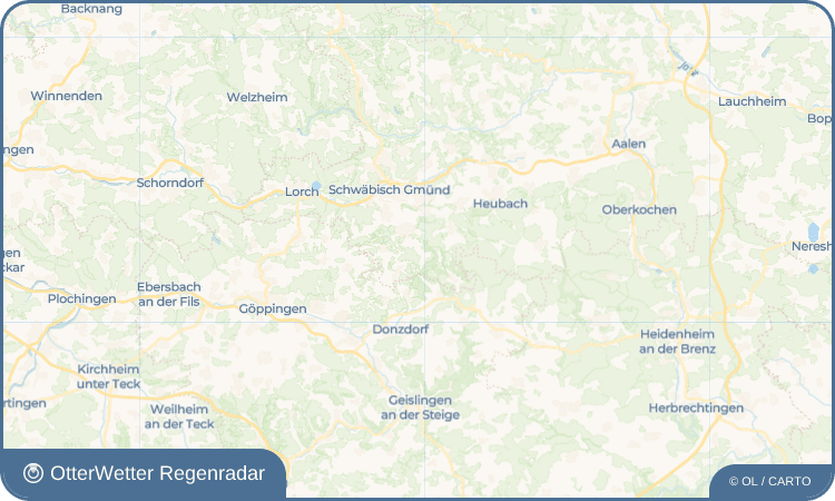 OtterWetter Regenradar-Widget Weilerstoffel
