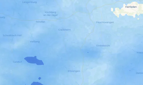 Regenradar Weipertshofen: aktuelle Niederschläge in Weipertshofen und Umgebung, Stand 24. Oktober 2026 um 8:30 Uhr