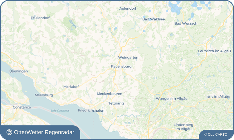 OtterWetter Regenradar-Widget Weißenau