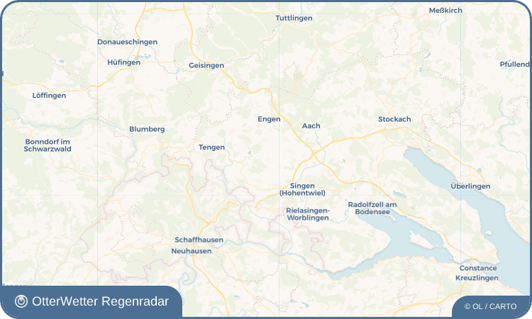 Wetter-Widget-Vorschau mit Vorhersagedaten für Weiterdingen