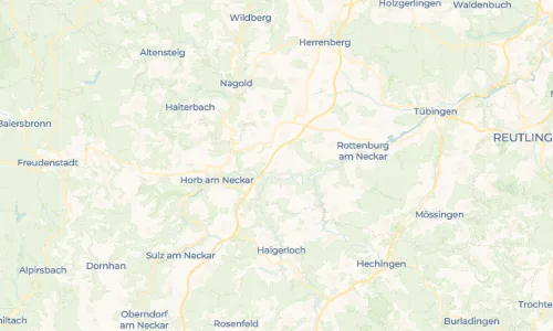Regenradar Vorschaubild - Aktuelle Niederschläge in Weitingen und Umgebung