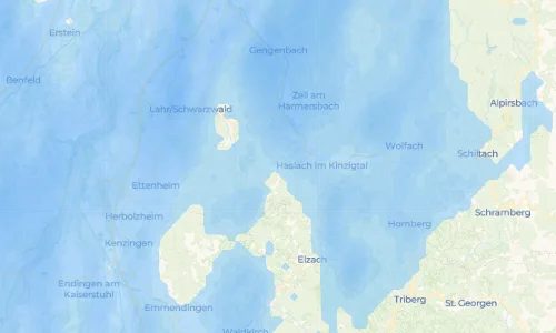 Regenradar Welschensteinach: aktuelle Niederschläge in Welschensteinach und Umgebung, Stand 20. Oktober 2026 um 0:20 Uhr